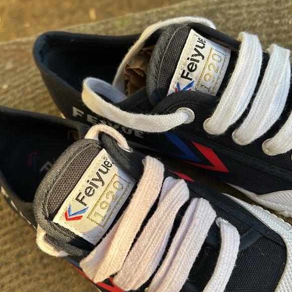 Feiyue 1920s Navy Canvas Sneakers – 7W / EUR 38 Heritage Style - Picture 10 of 13